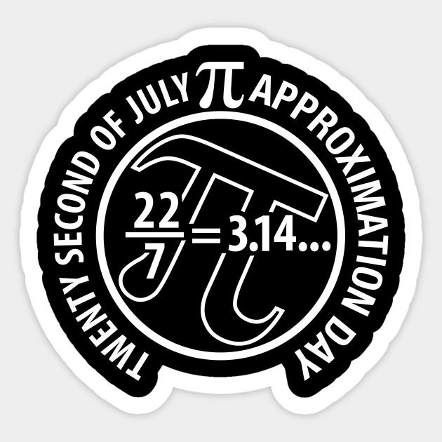 Pi Approximation Day! Sticker by cartogram